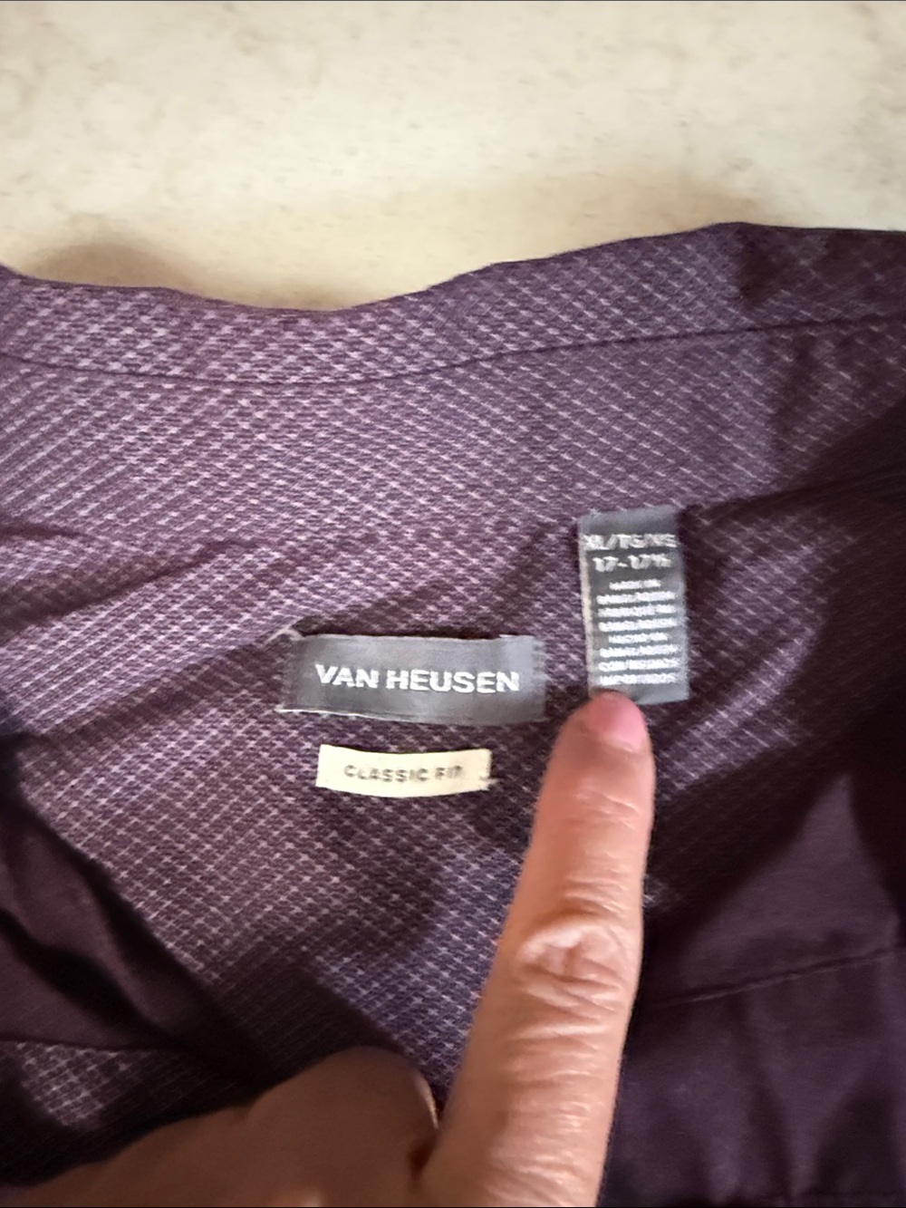 Van Heusen Men's Pants in Plum